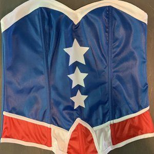 Captain American Corset Halloween Costume